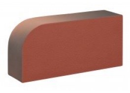Кирпич печной лицевой полнотелый аренберг радиусный r60 М 300 КС-Керамик