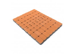 Тротуарная плитка Классико, Коралловый, h=60 мм