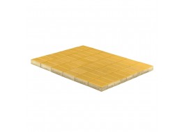 Тротуарная плитка Прямоугольник, Желтый, h=40 мм